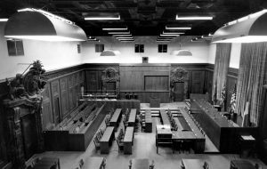 Palace of Justice Nuremberg Courtroom 600 Then