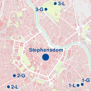 Map of Vienna Flak Towers