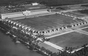 Zeppelin field 1945 guide to nazi party rally grounds