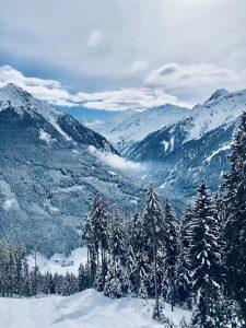 Mountains on the Wildkogel Rodelbahn Route 