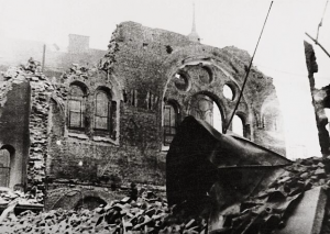 Jewish Vienna Leopoldstadt Temple in ruins after Kristallnacht