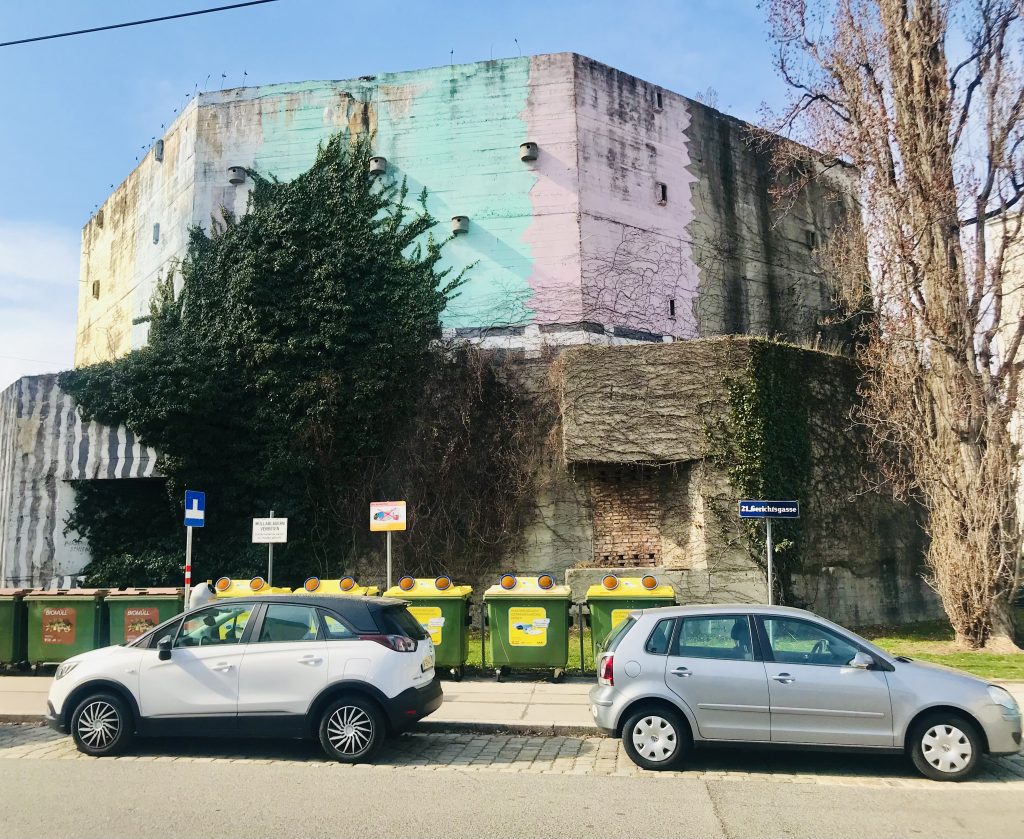 World War 2 Sites Near Vienna Air Raid Shelter in Floridsdorf