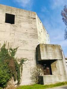 Rear Entrance to World War 2 Sites Near Vienna Air Raid Shelter