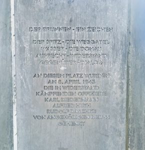 Operation Radetzky Memorial in Am Spitz Floridsdorf
